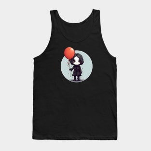 Emo Kid - Red Balloon Tank Top